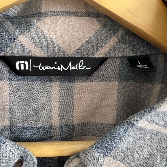 Travismatthew Plaid Shirt Size Large - Picture 2 of 6